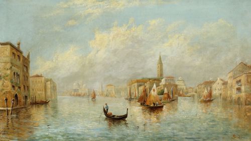 fig 1. Antique Oil Painting