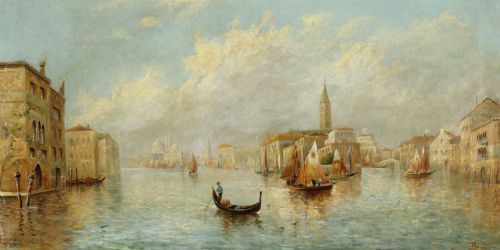 fig 2. Antique Oil Painting