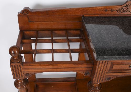 ANTIQUE VICTORIAN OAK COUNTRY HOUSE HALL UMBRELLA STAND 19TH C - ADDITIONAL PHOTO 8