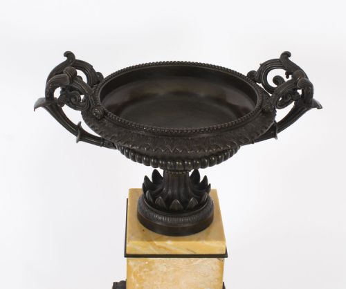 fig 7. Antique Pair Italian Grand Tour Campana Urns 19th C