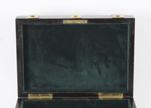 fig 3. Antique Figured Coromandel Brass Box / Casket 19th Century