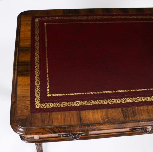 fig 1. Antique Victorian Writing Table by Edwards & Roberts 19th C