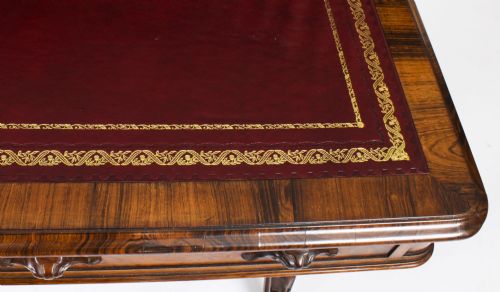 fig 2. Antique Victorian Writing Table by Edwards & Roberts 19th C