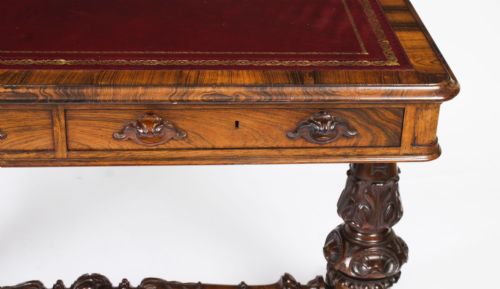 fig 3. Antique Victorian Writing Table by Edwards & Roberts 19th C
