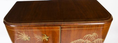 fig 8. Antique Art Deco Chinoiserie Cocktail Cabinet Dry Bar Harrods Circa 1920