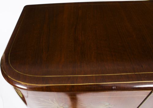 fig 9. Antique Art Deco Chinoiserie Cocktail Cabinet Dry Bar Harrods Circa 1920