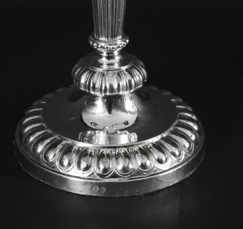 fig 8. Antique Pair 21inch George III Three Light Candelabra by Matthew Boulton 18th C