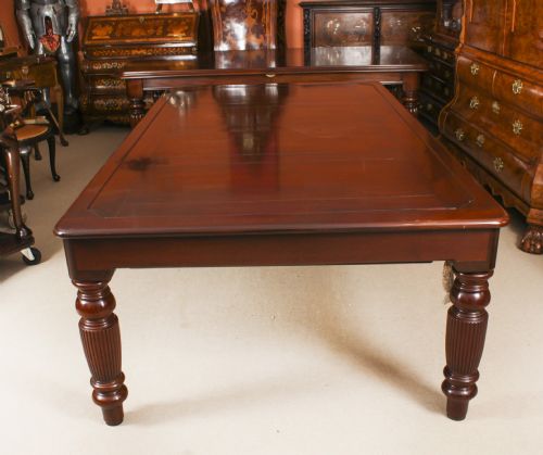 fig 2. Antique 7ft Victorian Rollover Snooker / Dining Table and Chairs 19th C