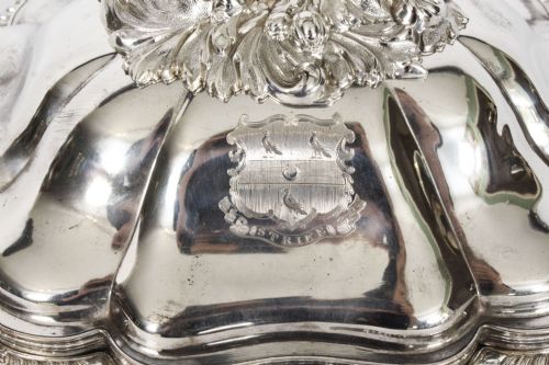 fig 5. Antique Pair of English Old Sheffield Entree Dishes 18th C