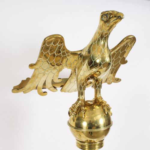 fig 1. Antique Victorian 5ft6inch Brass Eagle Lectern 19th Century