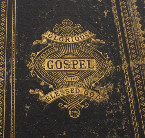 fig 1. Antique Victorian Family Bible c.1850 Leather Bound