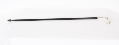 fig 1. Antique Russian Silver Walking Cane Stick Circa 1880