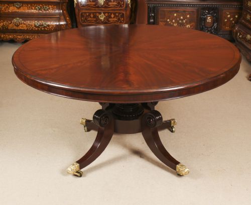 fig 1. Antique William IV Loo Breakfast Dining Table c.1830 19th C