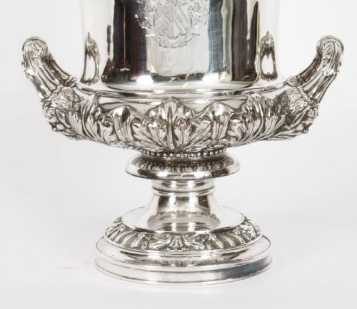 fig 4. Antique George III Wine Cooler by Matthew Boulton with Hamilton Crest 18th C