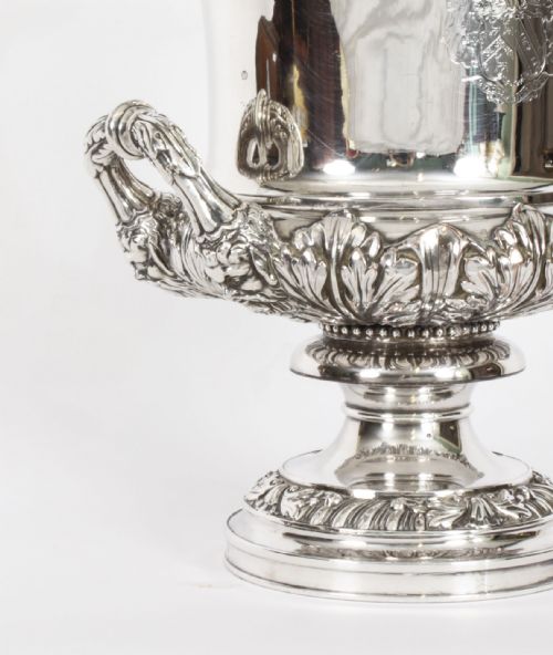 fig 6. Antique George III Wine Cooler by Matthew Boulton with Hamilton Crest 18th C