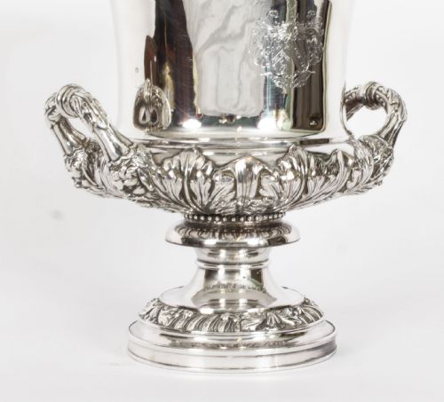 fig 7. Antique George III Wine Cooler by Matthew Boulton with Hamilton Crest 18th C