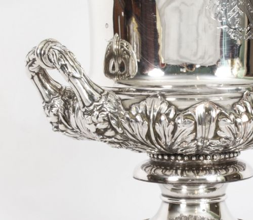 fig 8. Antique George III Wine Cooler by Matthew Boulton with Hamilton Crest 18th C