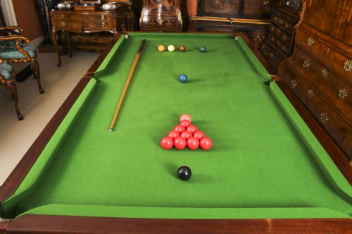 fig 6. Antique Victorian Snooker / Dining Table Fully Refurbished Circa 1900