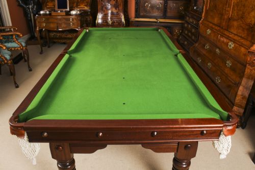 fig 7. Antique Victorian Snooker / Dining Table Fully Refurbished Circa 1900