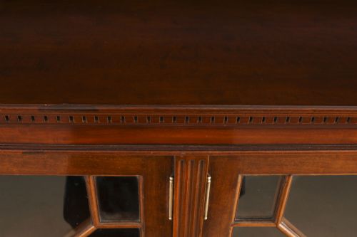 fig 2. Antique English Edwardian Mahogany Library Bookcase Circa1900