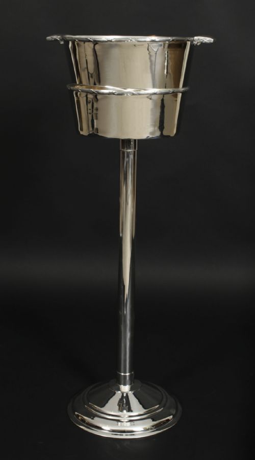 Antique Silver-plated Wine / Champagne Cooler Stand Mappin & Webb C1900