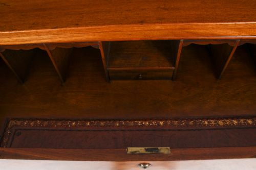 ANTIQUE VICTORIAN CAMPAIGN ERA MILITARY SECRETAIRE CHEST OF DRAWERS C1840 - ADDITIONAL PHOTO 11