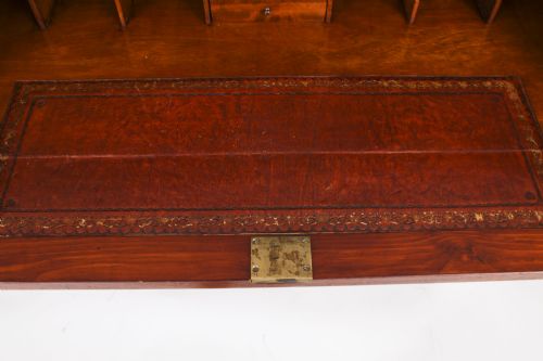 ANTIQUE VICTORIAN CAMPAIGN ERA MILITARY SECRETAIRE CHEST OF DRAWERS C1840 - ADDITIONAL PHOTO 14
