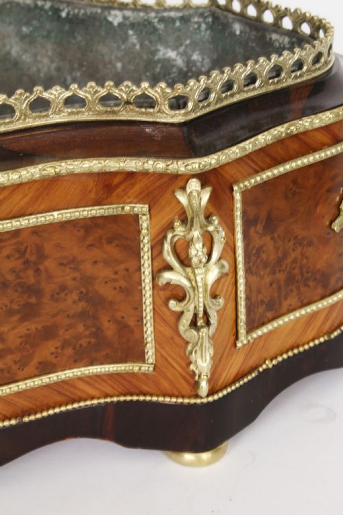 fig 6. Antique French Ormolu Mounted Planter Jardiniere 19th Century