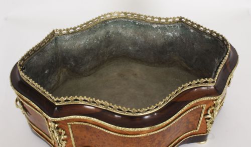 fig 7. Antique French Ormolu Mounted Planter Jardiniere 19th Century
