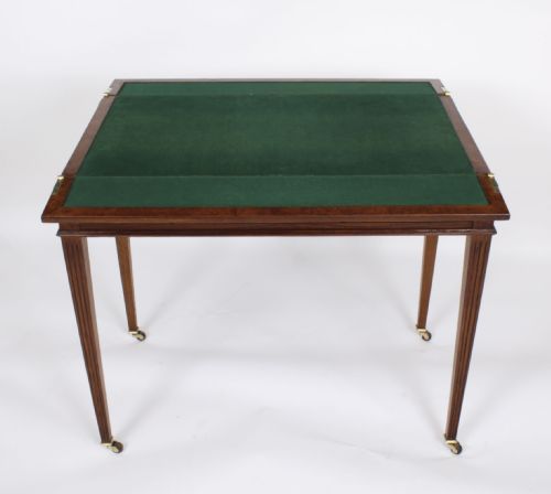 fig 7. Antique French Pollard Oak Games Roulette Table 19th Century