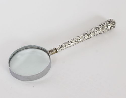 fig 3. Antique Edwardian Sterling Silver Magnifying Glass Adie & Lovekin Ltd 1907