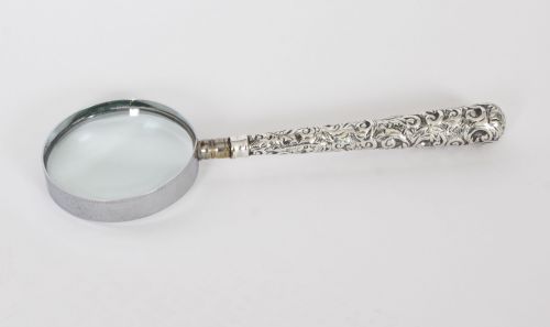 fig 4. Antique Edwardian Sterling Silver Magnifying Glass Adie & Lovekin Ltd 1907