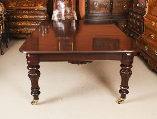 fig 4. Antique 12ft William IV Mahogany Extending Dining Table C1830 19th C