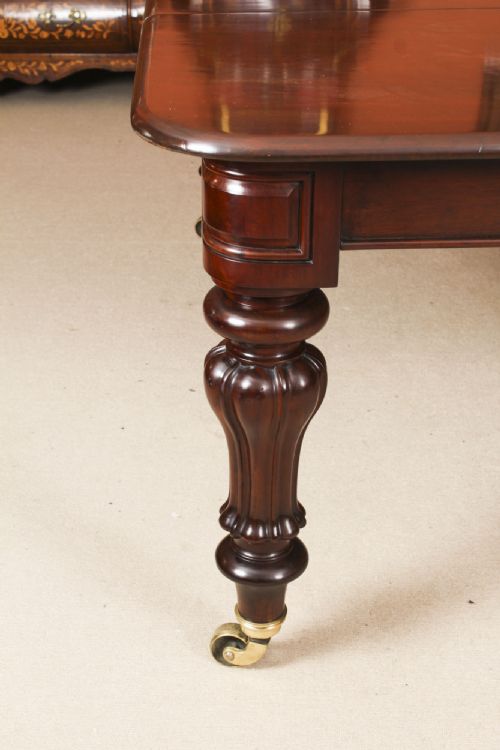fig 8. Antique 12ft William IV Mahogany Extending Dining Table C1830 19th C