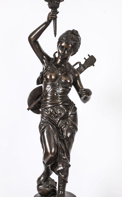 fig 3. Antique Monumental Pair 202cm 6ft6