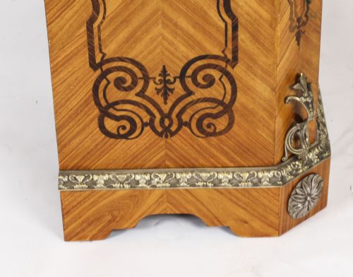 ANTIQUE LOIUS XV REVIVAL MARQUETRY KINGWOOD VITRINE DISPLAY CABINET 19TH CENTURY - ADDITIONAL PHOTO 17