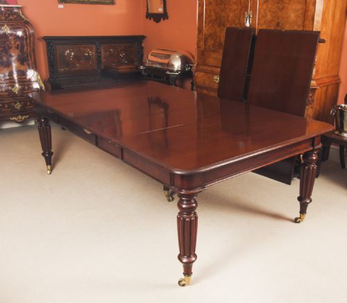 fig 2. Antique 11ft Gillows Style William IV Extending Dining Table C1835 19th C