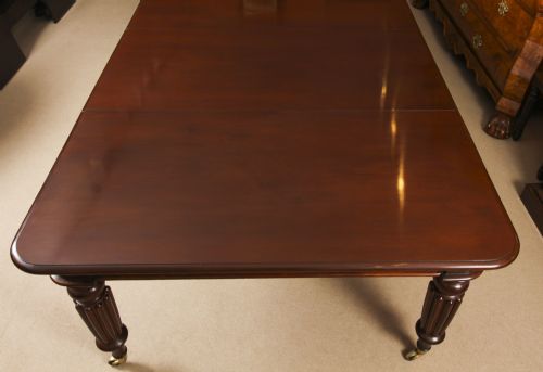 fig 3. Antique 11ft Gillows Style William IV Extending Dining Table C1835 19th C