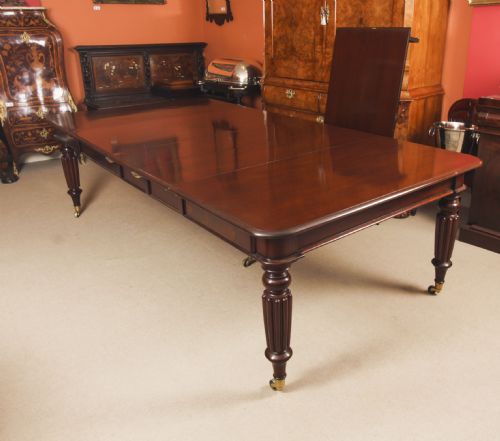 fig 4. Antique 11ft Gillows Style William IV Extending Dining Table C1835 19th C