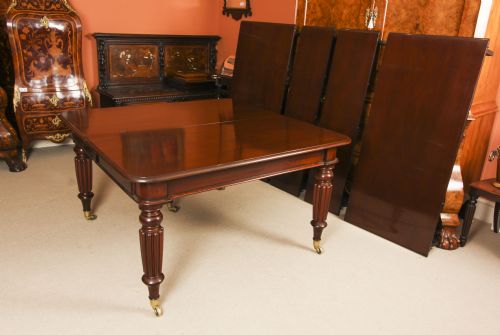fig 5. Antique 11ft Gillows Style William IV Extending Dining Table C1835 19th C