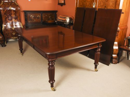 fig 6. Antique 11ft Gillows Style William IV Extending Dining Table C1835 19th C