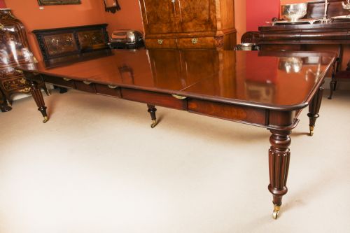 fig 10. Antique 11ft Gillows Style William IV Extending Dining Table C1835 19th C