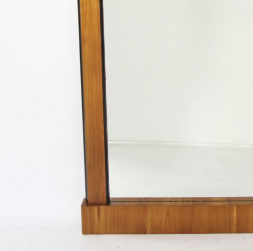 ANTIQUE SWEDISH BIRCHWOOD BIEDERMEIER MIRROR 19TH CENTURY - ADDITIONAL PHOTO 1