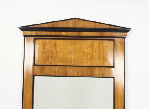 ANTIQUE SWEDISH BIRCHWOOD BIEDERMEIER MIRROR 19TH CENTURY - ADDITIONAL PHOTO 2