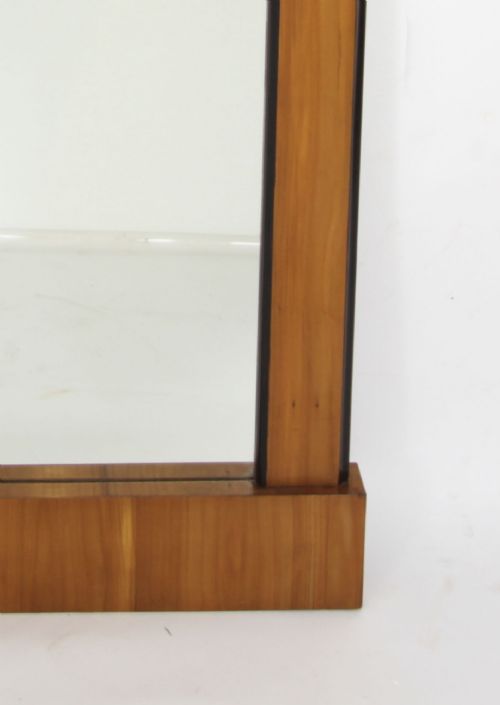 ANTIQUE SWEDISH BIRCHWOOD BIEDERMEIER MIRROR 19TH CENTURY - ADDITIONAL PHOTO 3