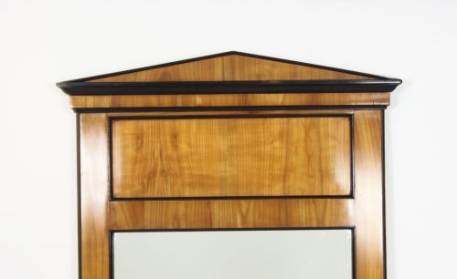 ANTIQUE SWEDISH BIRCHWOOD BIEDERMEIER MIRROR 19TH CENTURY - ADDITIONAL PHOTO 5