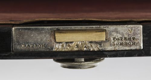ANTIQUE COROMANDEL WRITING STATIONARY CABINET BY HOUGHTON AND GUNN DATED 1878 - ADDITIONAL PHOTO 6