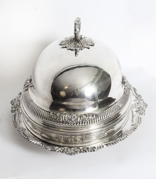 fig 4. Antique Old Sheffield Plate Oval Beef Venison Tureen & Domed Cover C 1810
