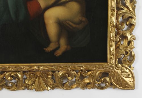 fig 5. Antique Painting Madonna & Child 'Paoletti and Ferretti' 19th Century