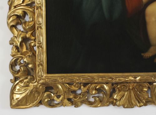 fig 6. Antique Painting Madonna & Child 'Paoletti and Ferretti' 19th Century